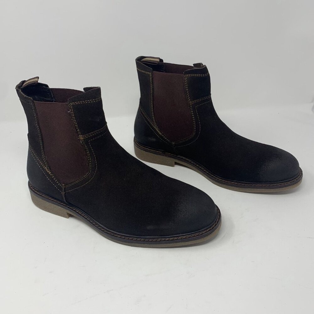 Reserved Footwear Photon RF192 Chelsea Boots Men 8.5 Brown Leather Pull On S0723